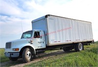 1999 International 40S 26ft Enclosed Box Truck,