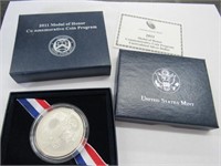 2011 Medal of Honor   $1  90% Silver