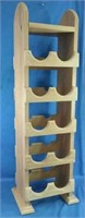 Wooden 10 bottle wine rack