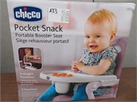 CHICCO POCKET SNACK PORTABLE BOOSTER SEAT