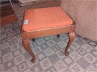 Vintage padded footstool