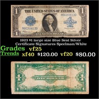 1923 Speelman/White $1 large size Blue Seal Silver