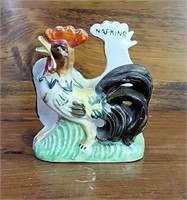 Lipper & Mann Ceramic Rooster Napkin Holder