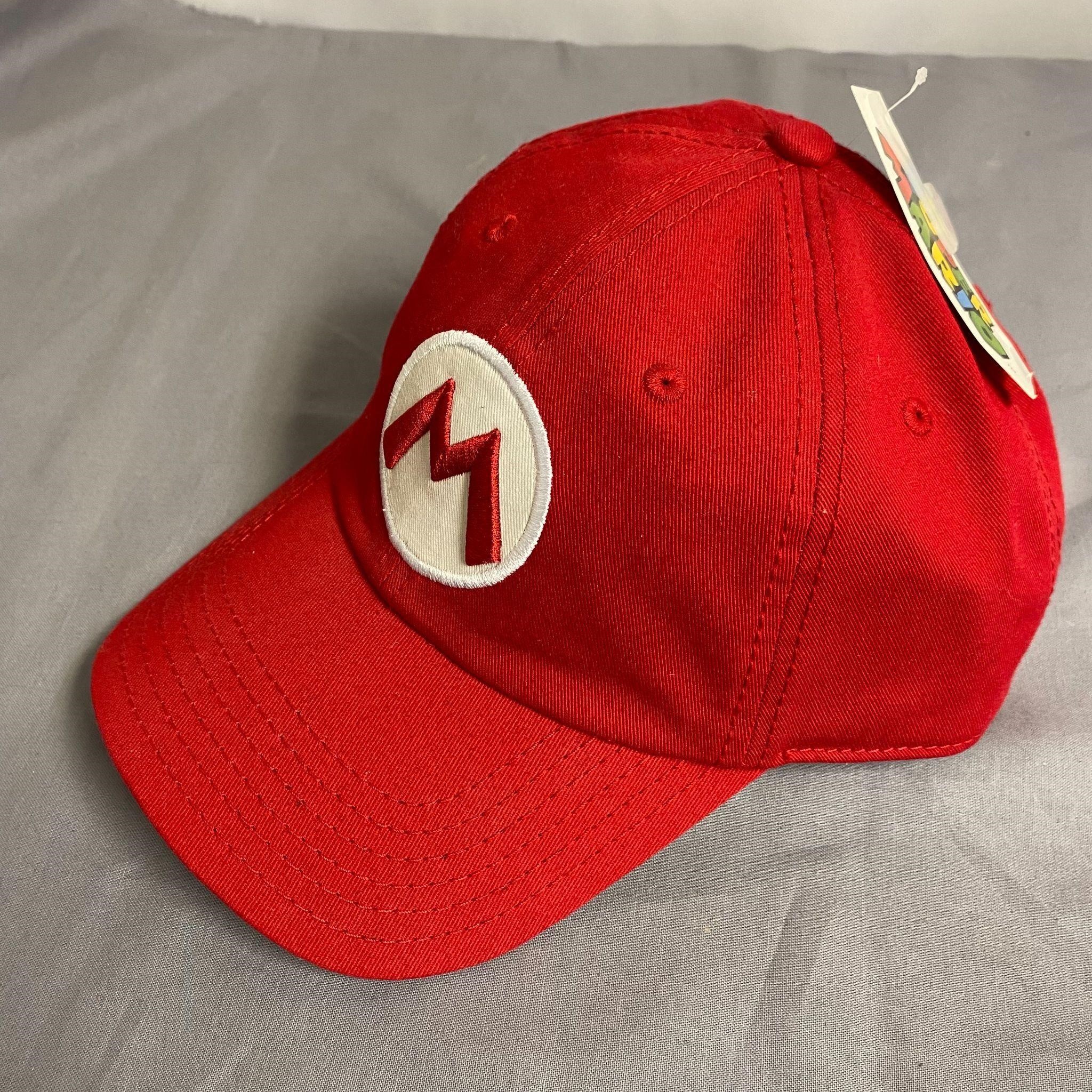 Nintendo Mario Bros Red Snapback Hat - New w/ Tag