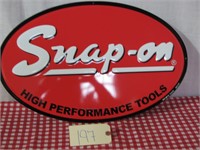 New Snap On High Performance Tools Metal Sign
