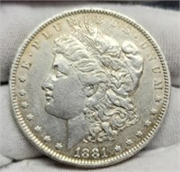 1881-O Morgan Silver Dollar XF