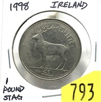 1998 Ireland 1 pound