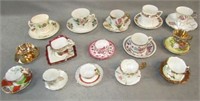 Decorative Tea Cups and Saucers