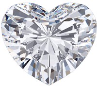 Heart 1.50 carats D VS1 Certified Lab Diamond