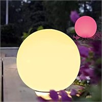 shumi Solar Ball Light-12inch LED Outdoor Table L