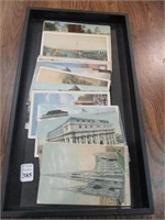 Tray of Old Postcards