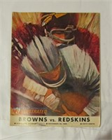 1966 Redskins vs Browns Game Program