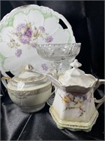 VTG Noritake Sugar Bowl, Antique Tea Pot & More