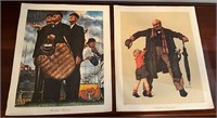 Pair of Norman Rockwell Artwork