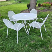 Expanded Metal Patio Dining Set