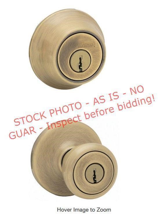 Kwikset Antique Brass Door Lockset