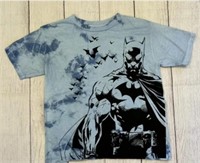 Sz M NWT Batman Tie-Dye TShirt, Blue