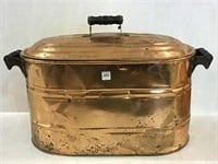 Copper Boiler Pat. Date 1909 w/ Lid