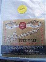 Schumacher Beer Label