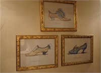 Framed Wall Art -- Ladie's Shoes