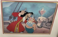 Walt Disney Painted Cel Peter Pan Captain Hook