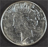 1923-D PEACE DOLLAR BU