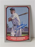 Chuck Connors Autograph Baseball Card