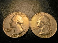 1962 D SIlver Quarters