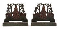 Cast Iron Reading in the Library Bookends, 2