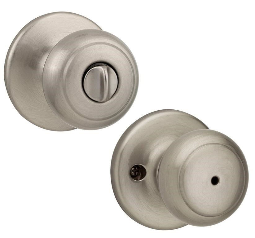 C2383  Kwikset Bed/Bath Door Knob, 93001-866