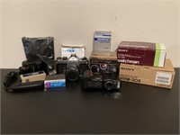 Camera and camera equipment.