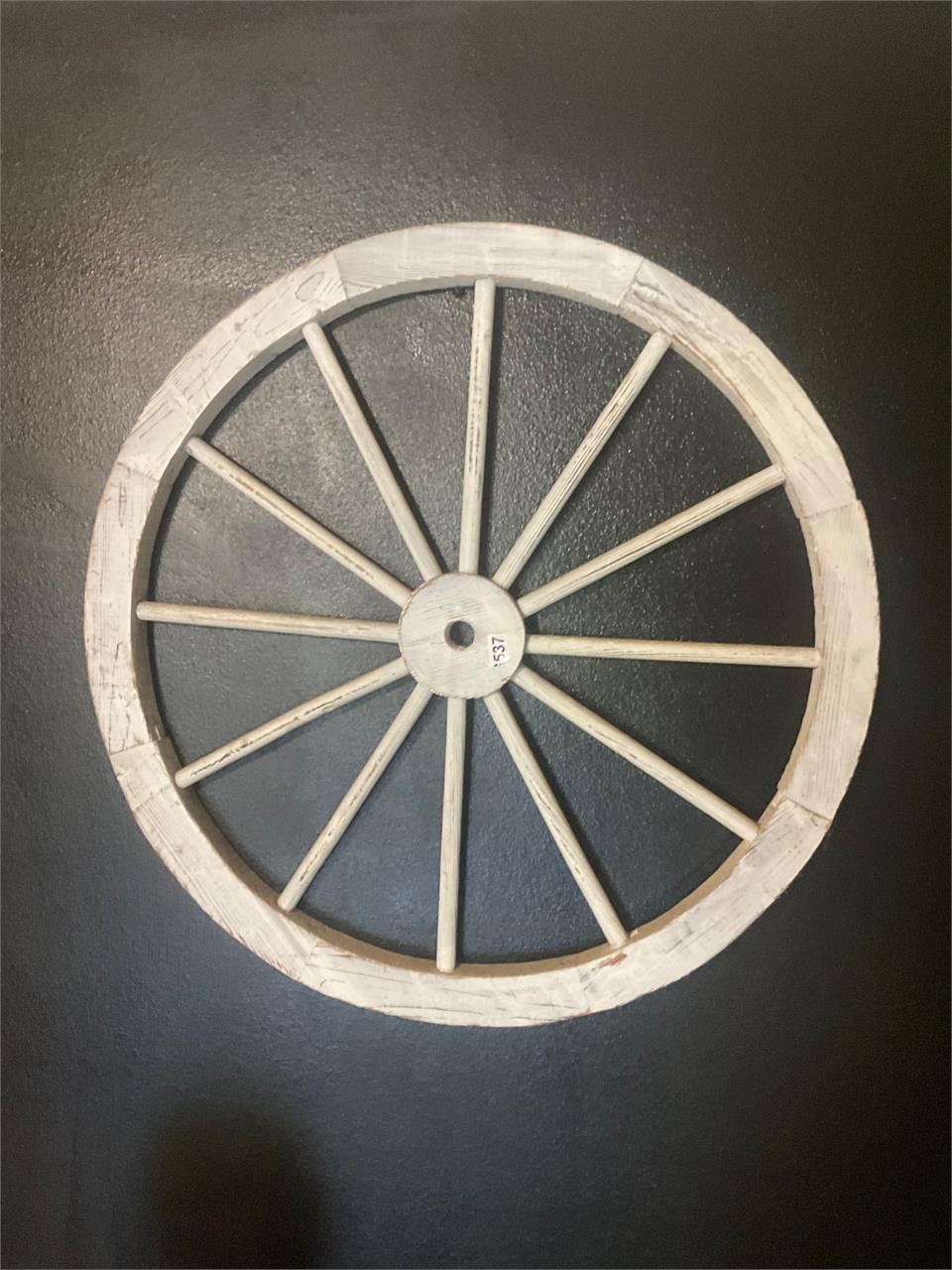 Wooden Wheel wall art