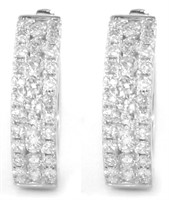2 carat Diamond earrings with appraisal from SHAWS