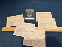 Reproduction War Ration books
