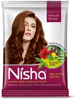Nisha Hair Color Henna Based Hair Powder For H