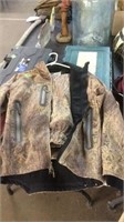 RUSSELL OUTDOORS CAMO JACKET & PANTS SIZE ?