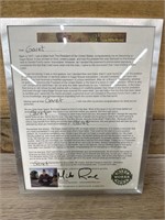 Mike Rowe Eagle Scout  Award with frame