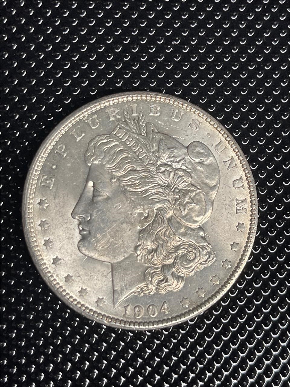 1904-O MORGAN SILVER DOLLAR