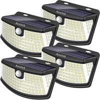 Aootek Solar Lights 120 LEDs, 4 Pack, Black