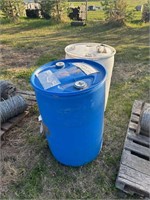 Pair of water barrels