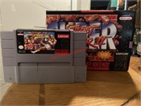 Super Nintendo Street Fighter ll with box