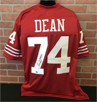 Autographed Fred Dean Football Jersey