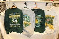 4 Green Bay Packer Sweatshirts
