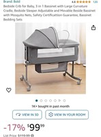 Bedside Baby Bassinet (Open Box, New)