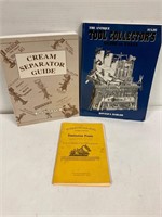 Cream separator and tool collector books