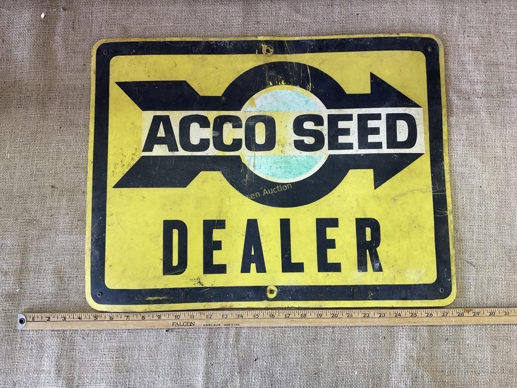 Acco Seed Dealer Sign