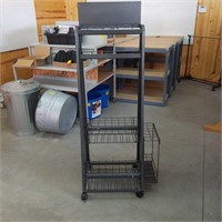 Metal display rack