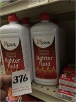 4 Big Bottles of Life Goods Charcoal Lighter Fluid