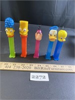 Vintage Pez Dispensers Bart Simpson & Tweety Bird