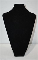 Large Velvet Free Standing Neck Bust Jewelry Stand